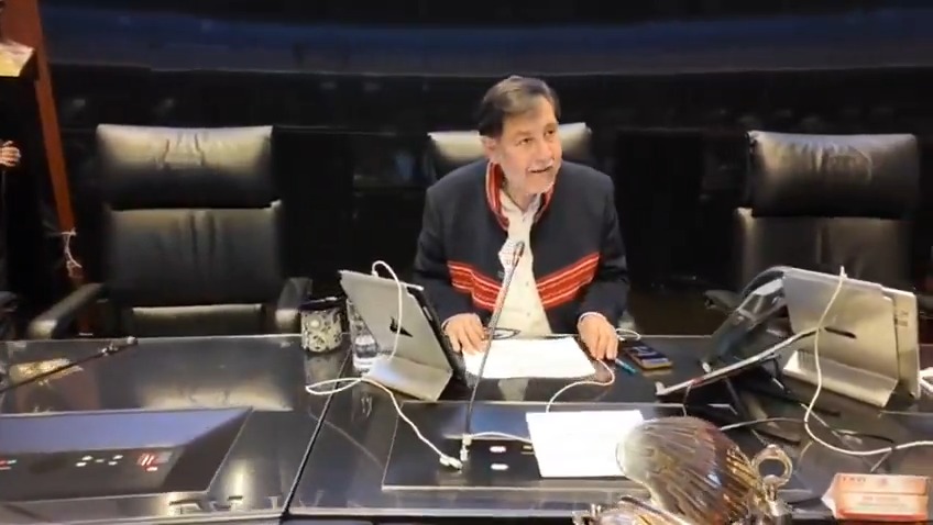 ▶️ "Para mí ha sido un enorme honor y un privilegio presidir este primer periodo de sesiones", destacó el senador Fernández Noroña, durante el cierre del periodo extraordinario y la última sesión del Senado que encabezó como presidente de la Mesa Directiva.
