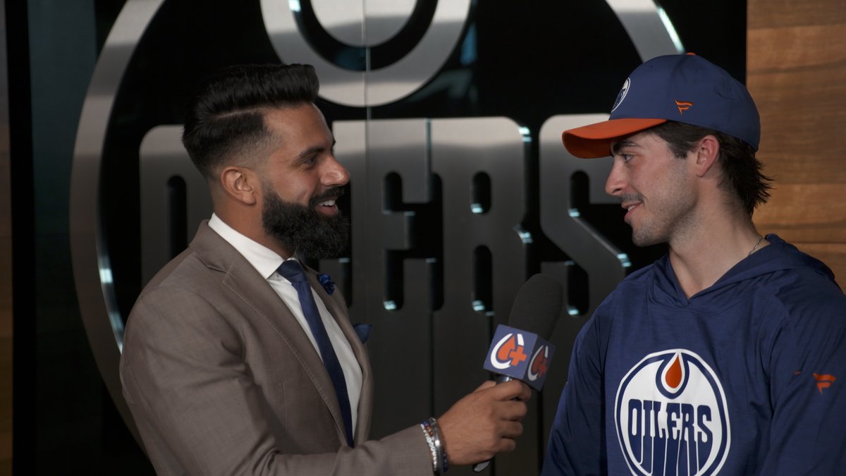 "Adding the consistency to my game, adding a little more physicality & getting a little bit bigger... Just continuing to do what I do & put my head down & work." Matt Savoie checked in with Tony Brar 🚀 about getting to the next level this upcoming #Oilers season.