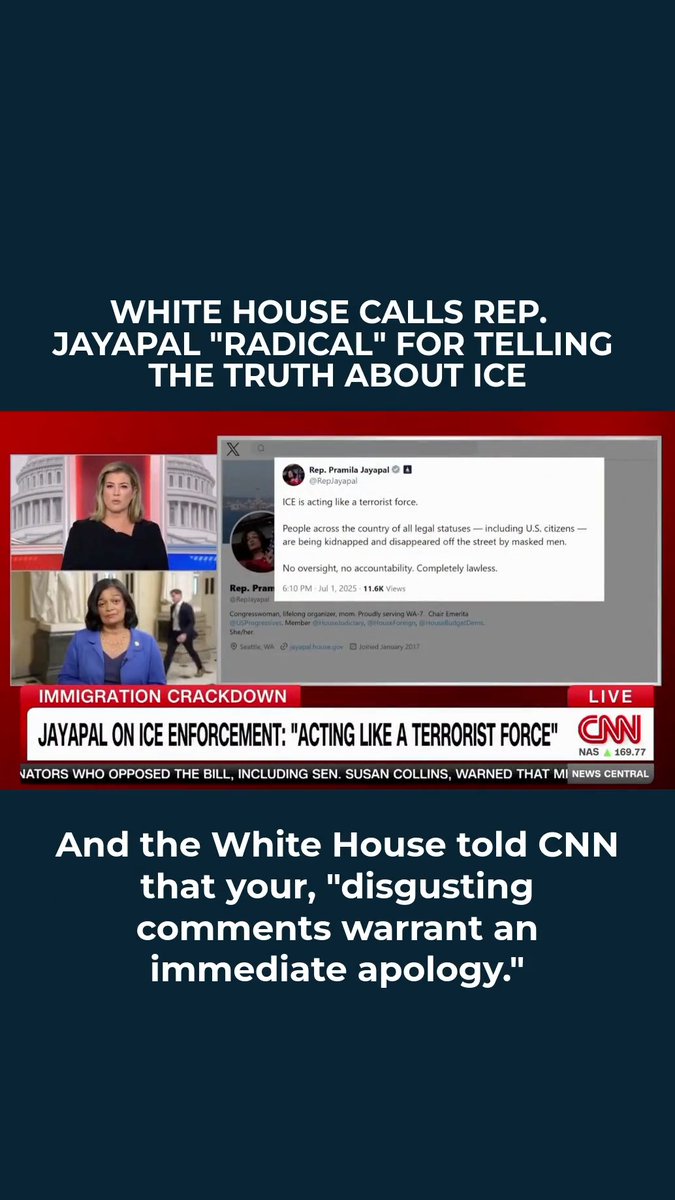 I am not backing down. The White House owes the American people an apology for their reckless and dangerous use of ICE. Masked men should not be kidnapping and disappearing people off our streets.