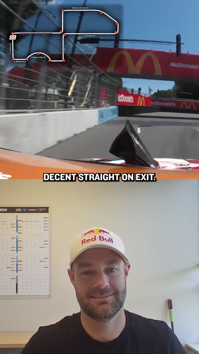 This street course has plenty of character. Shane van Gisbergen talks Steve Letarte through the intricacies of a lap around NASCAR Chicago Street Race.