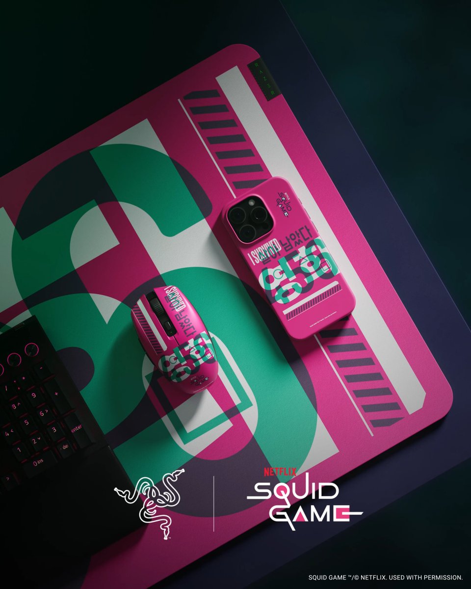 Don’t just be another player. Add your gamer tag and make your mark with the Razer | Squid Game collection. Explore these exclusive designs and customize yours now: Squid Game #Razer #SquidGame3
