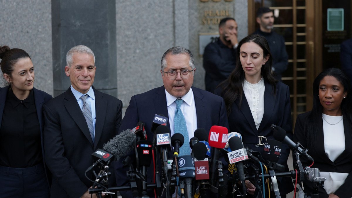 All nine members of Sean Combs’s defense team took the mic to thank supporters and praise the jury’s verdict, following Combs’s partial acquittal. “Today’s a great victory,” lead counsel Marc Agnifilo said. “It’s a great victory for Sean Combs. It’s a great victory for the jury system.”