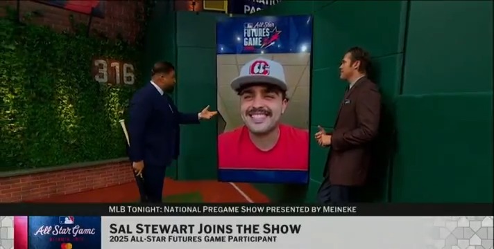 "This is a dream come true for sure, I'm super excited." Cincinnati Reds No. 3 prospect Sal Stewart discusses being selected for the 2025 All-Star Futures Game and working on his game amidst a breakout season. #MLBTonight | MLB Pipeline