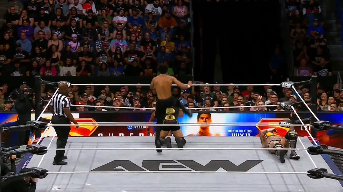 Every time AR FOX gets in the ring, we see something we've NEVER SEEN BEFORE! Watch #AEWDynamite 300 LIVE on TBS & MAX
