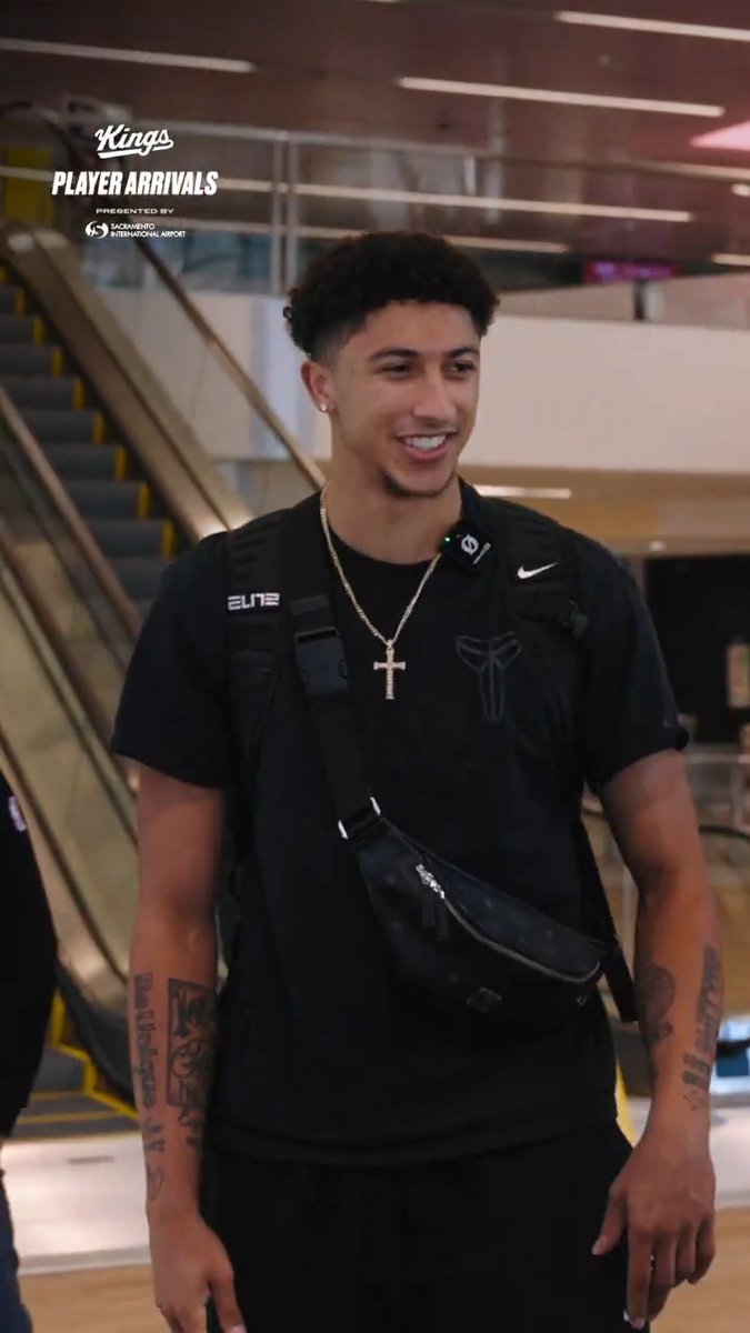 the newest king has touched down 📍 Player Arrivals presented by Sacramento International Airport (SMF)