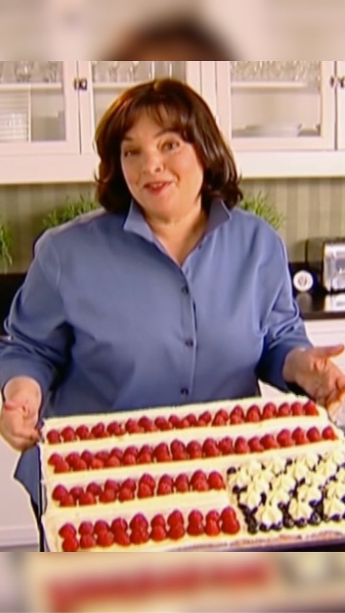 Ina Garten's Flag Cake 🇺🇸🍓 Max for more #BarefootContessa: #StreamOnMax Get the recipe: