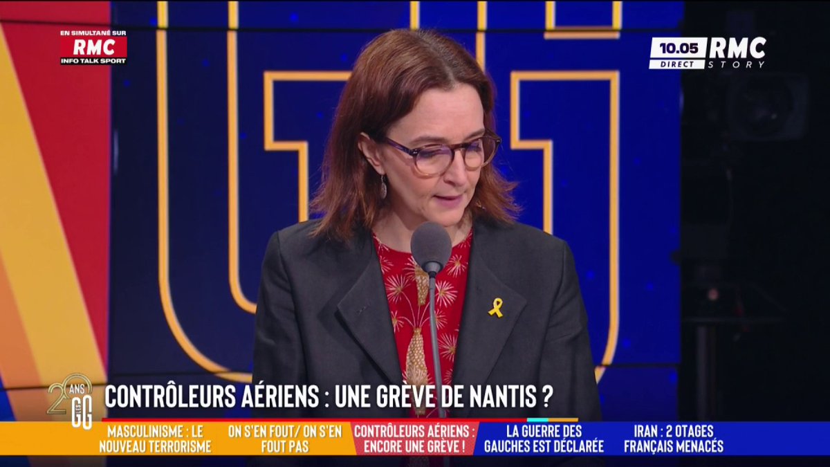 ✈️ Contrôleurs aériens : une grève de nantis ? 🗣️ Barbara Lefebvre : "Apparemment les contrôleurs aériens peuvent ne pas venir prendre leur poste, sans prévenir. Et ils chialent parce qu'on les oblige à venir travailler. C'est merveilleux... la France !" #GGRMC