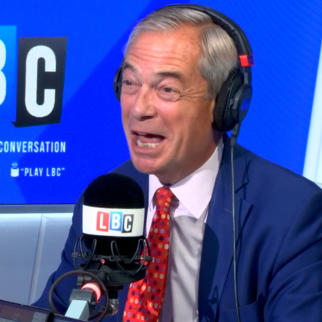 'Thank goodness for Rod Stewart.' Nigel Farage MP says the future of Glastonbury is not safe in the BBC's hands.