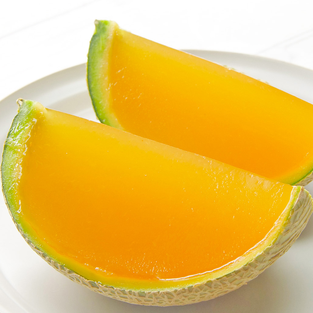 【材料4つ！】超リッチ♡丸ごとメロンゼリー / Whole Melon Jelly 🍈🥄