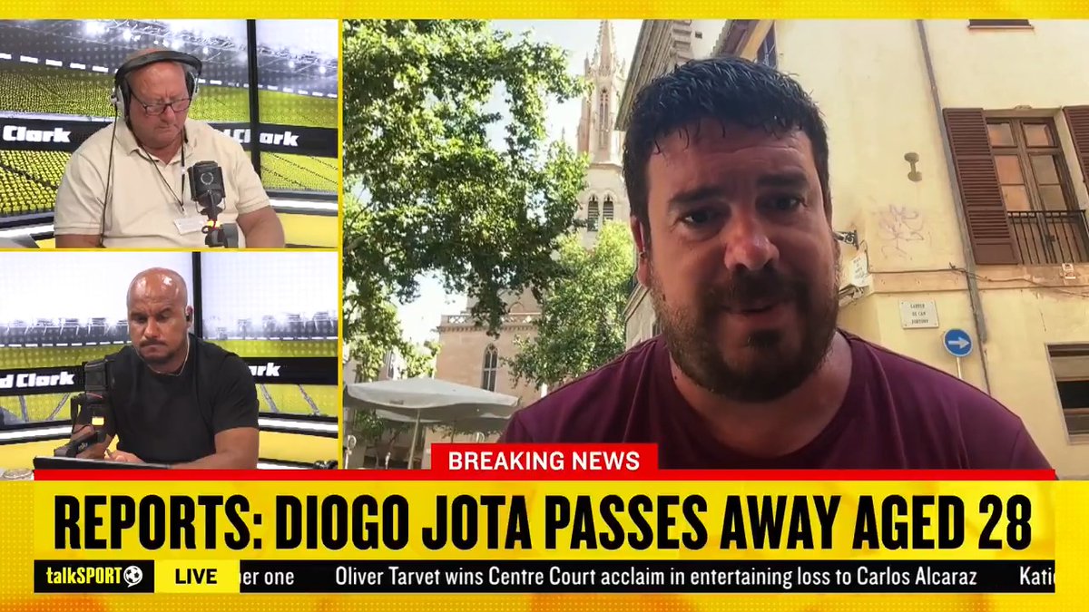 ⚽ "A cult hero." 💔 "Absolutely gut-wrenching news." talkSPORT's Alex Crook reacts to the tragic news that Liverpool forward Diogo Jota has died in a car accident at the age of 28, alongside his brother.