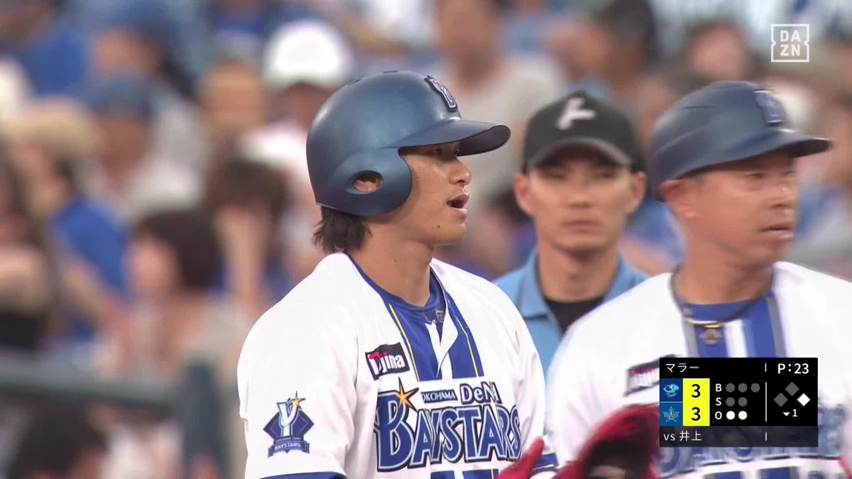 脅威の“ライト強襲ヒット” 昨日グランドスラムの井上絢登 今日は強烈な同点タイムリー ⚾プロ野球 (2025/7/3) 🆚DeNA×中日 📱Live on DAZN #オレをみろ #baystars
