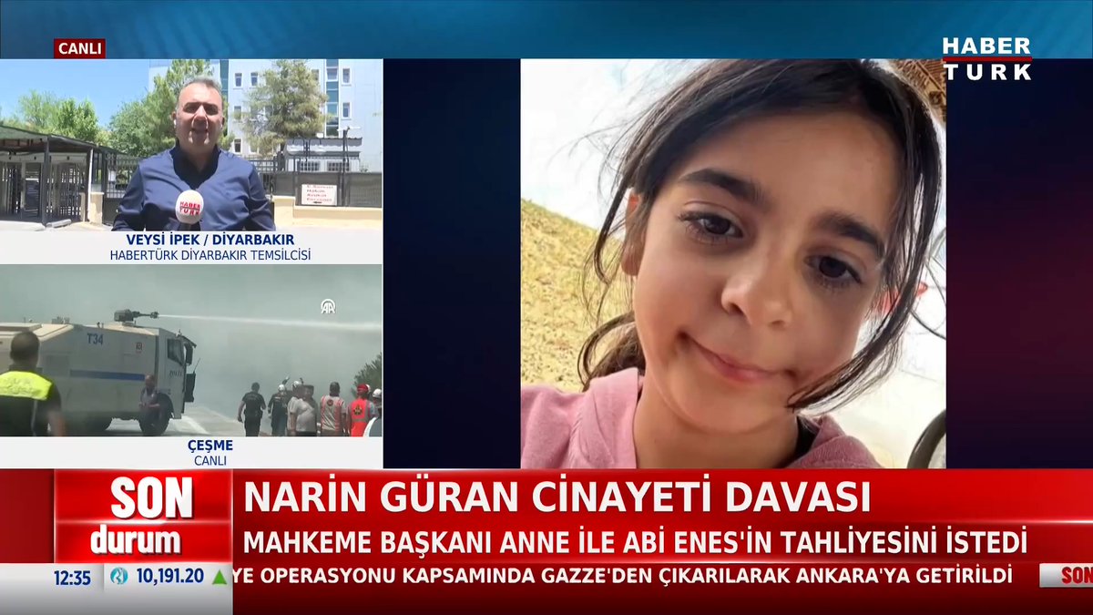 #SONDURUM - Narin Güran cinayeti davası... Mahkeme başkanı anne ile abi Enes'in tahliyesini istedi.
