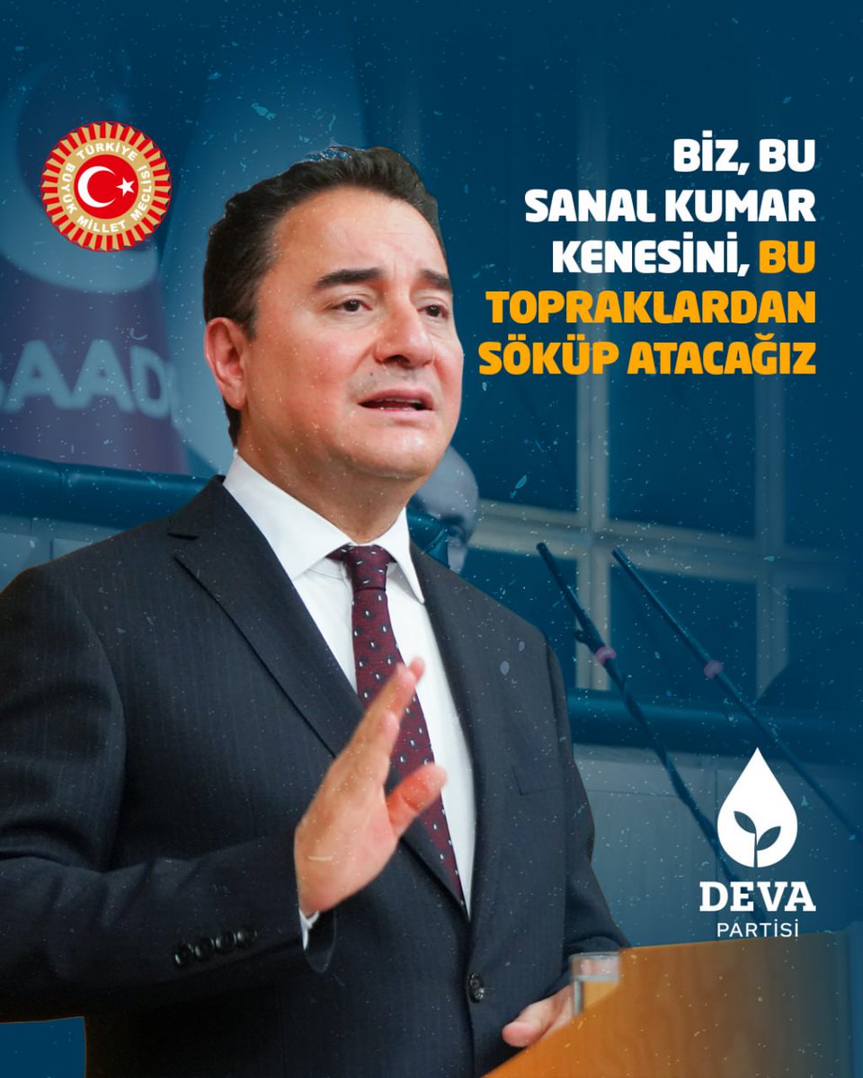 Sanal kumar ve sanal bahis, kene gibi bir yapıştı mı insanları bırakmıyor, felakete sürüklüyor. Biz, toplumumuzun kanını emen bu sanal kumar kenesini, bu topraklardan söküp atacağız.