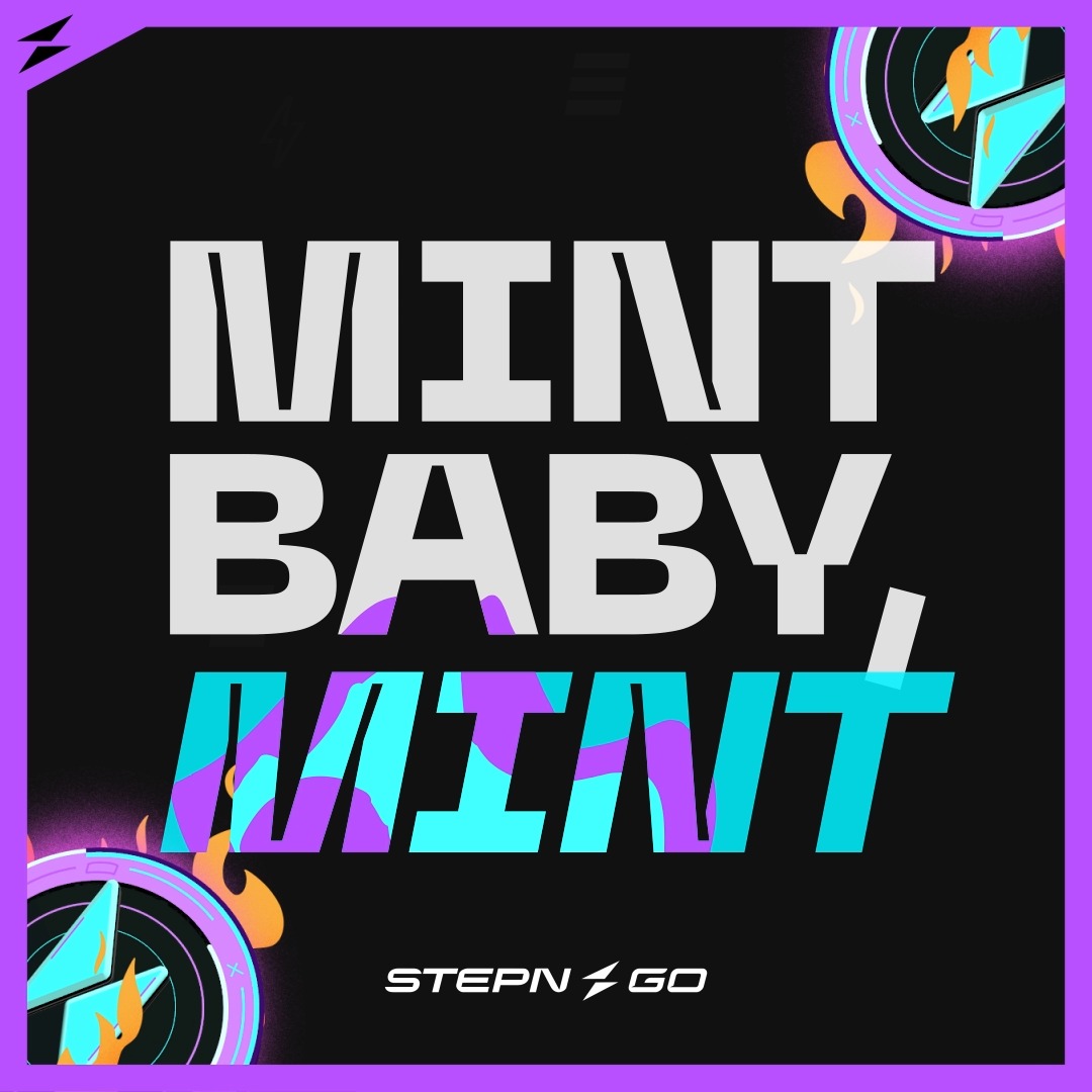 🔥 MINT BABY, MINT! 🔥 Get ready for FIVE days of minting madness in STEPN GO: your chance to get exclusive Sneaker skins and raffle tickets to win big! 🎉 Every skin you mint carries our power moves: us burning 5 million GGT and burning 5 % of all Common sneakers on the marketplace 🔥 🗓️ When? From July 3, 10 AM UTC to July 7, 10 AM UTC 🔧 Minting Mechanics: - 50% chance to mint a Special Skin - 2% chance to mint a Golden Skin 🎟️ Raffle Tickets Awarded (cumulative): - 1 ticket per Special Skin - 25 tickets per Golden Skin - 1 ticket per any STEPN GO Genesis Sneaker 🎁 Rewards for raffle winners - 10 Genesis Sneakers - 50 Common Shoeboxes 👉 You’re automatically entered into the raffle based on your holdings at event close (no extra steps required)! ⚠️ Note: All tickets go into one big raffle pool; winners are picked at random on July 7, 10 AM UTC. 🎯 Why is this event important? We know how much the community values fairness and real support. That’s why we bought every reward directly from the marketplace and made sure every mint gives you a real chance to walk away with something. 🚀 Mint Baby, Mint! 🚀