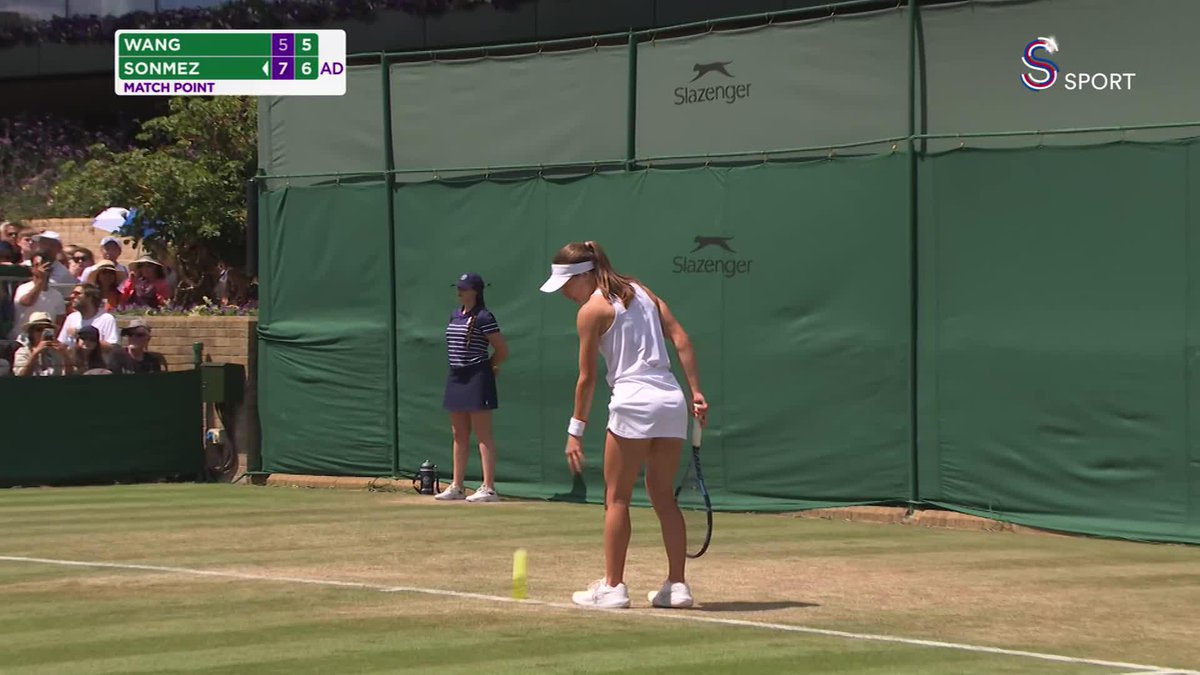 🇹🇷 Zeynep Sönmez, Wimbledon tek kadınlar ikinci tur maçında Zinyu Wang'ı 2-0 ile geçerek üçüncü tura yükseldi!