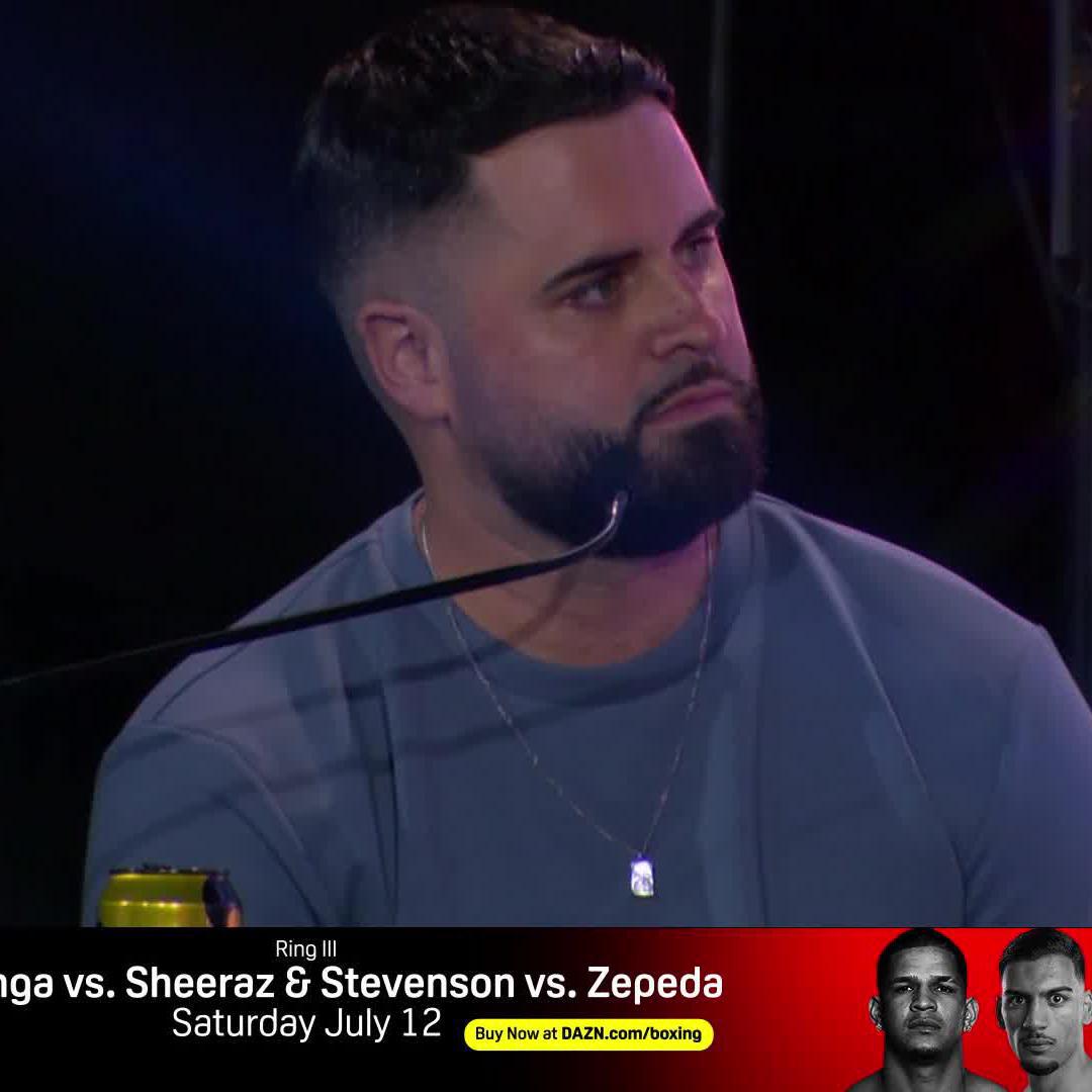 Sam Jones isn’t happy with Harlem Eubank 😆 🎬 DAZN Boxing #CatterallEubank | #BoxingFans | #BoxingWorld