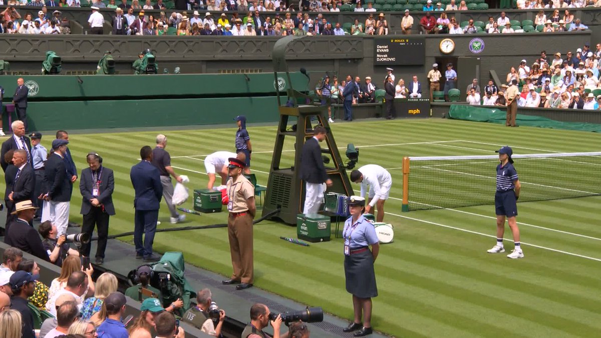 Ready for it 💥 Dan Evans and Novak Djokovic take to Centre Court with a place in the third round at stake 💪 #Wimbledon