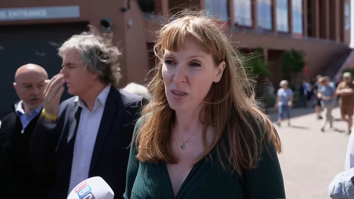 "The whole world is devastated and shocked" Deputy prime minister Angela Rayner lays flowers at Anfield in memory of Diogo Jota.