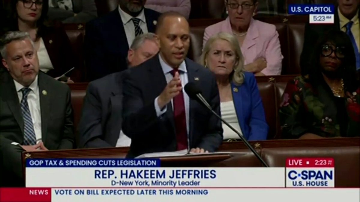 Leader Hakeem Jeffries: “If your representative won’t fight for Medicaid, WE WILL.”