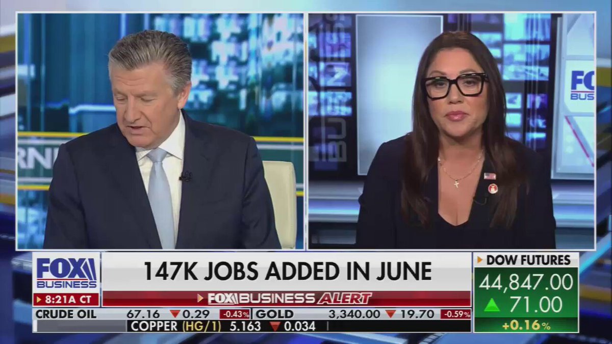 Lori Chavez-DeRemer: "The president will take the charge on these Fed rates and see exactly where we need to be."
