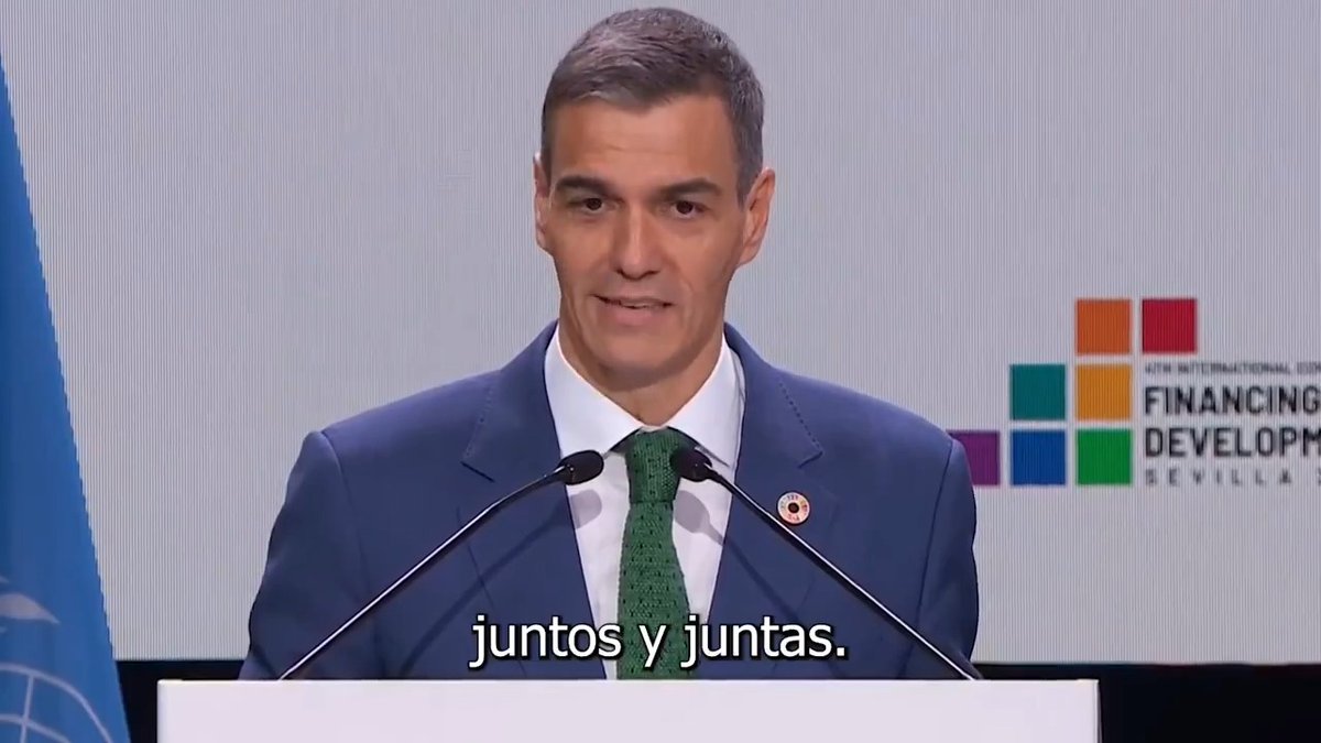 El Compromiso de Sevilla es una decisión firme de AVANZAR. El verdadero valor de esta Conferencia no solo está en lo que hemos dicho, sino en lo que estamos dispuestos a hacer a partir de ahora. Otro camino es posible. Y lo vamos a recorrer juntos y juntas. #FFD4