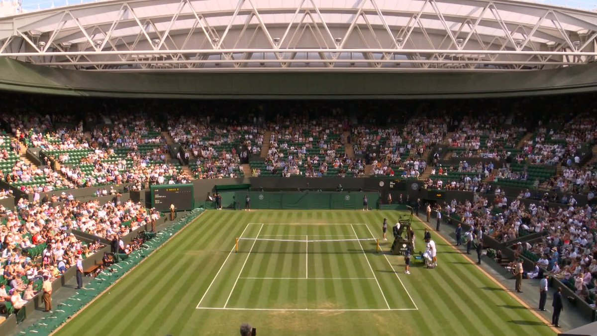 The third round awaits 👀 Jack Draper and Marin Cilic head out to No.1 Court for their R2 meeting 🤝 #Wimbledon