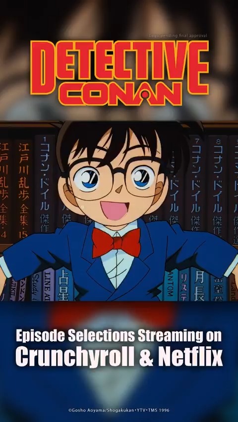 Detective Conan Episode Selection streaming now with an all-new English dub! Watch now on Crunchyroll and @Netflixanime! #DetectiveConan