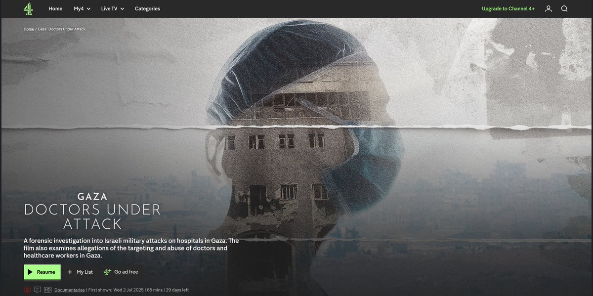 Gaza: Doctors Under Attack Full Documentary. Documentary made by Basement Films and aired by Channel 4