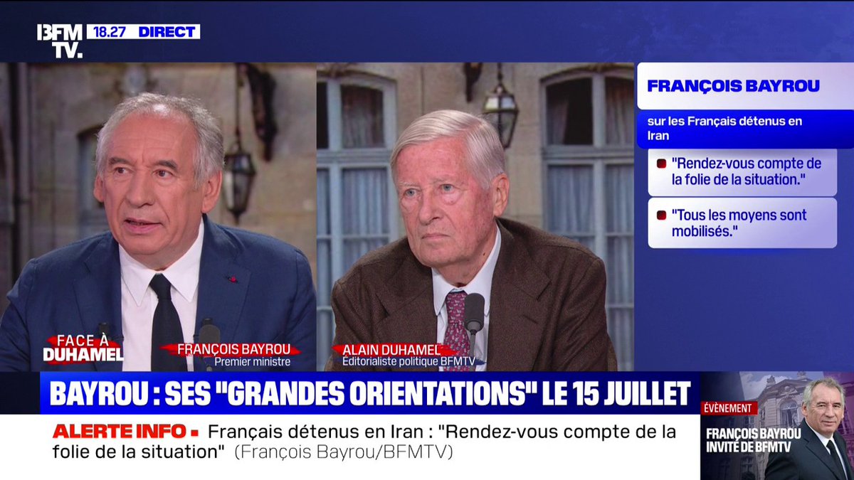 Déficit: "Nous ne produisons pas assez", explique le Premier ministre François Bayrou