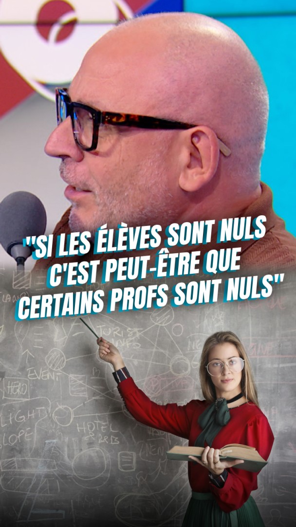 👨🏫 "Si les élèves sont nuls c'est peut-être car certains profs sont nuls" : Fred Hermel dénonce le comportement des profs qui se moquent des copies de leurs élèves sur les réseaux sociaux.