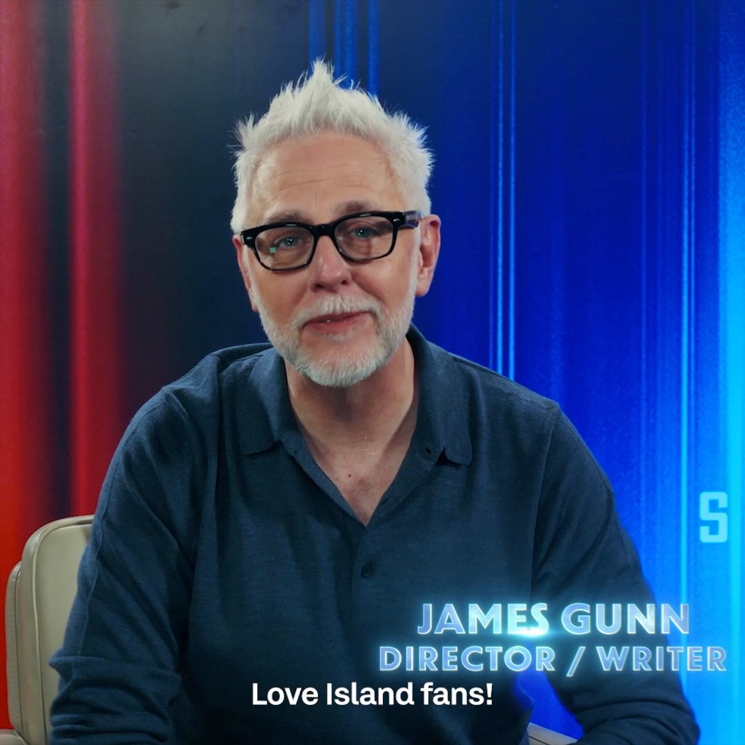 Sounds like Love Island might be James Gunn's kryptonite 💙❤️ Don't miss tonight's Love Island at 9pm and #Superman in cinemas July 11 #LoveIsland #Ad