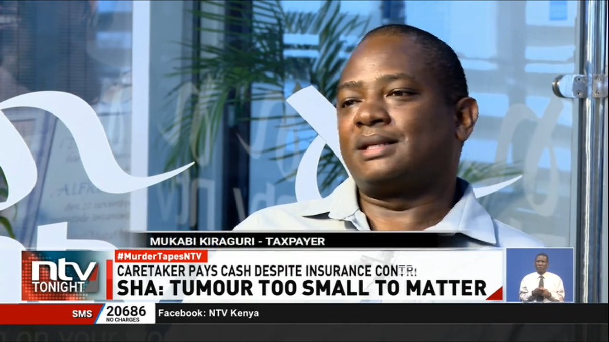 SHA: Tumour Too Small To Matter Naivasha hospital refuses to attend to a patient because her "small tumour" did not meet the threshold for medical insurance under SHA The patient's caretaker, who was forced to pay out of pocket, speaks. #NTVTonight Ben Kitili Kathryn Omwandho
