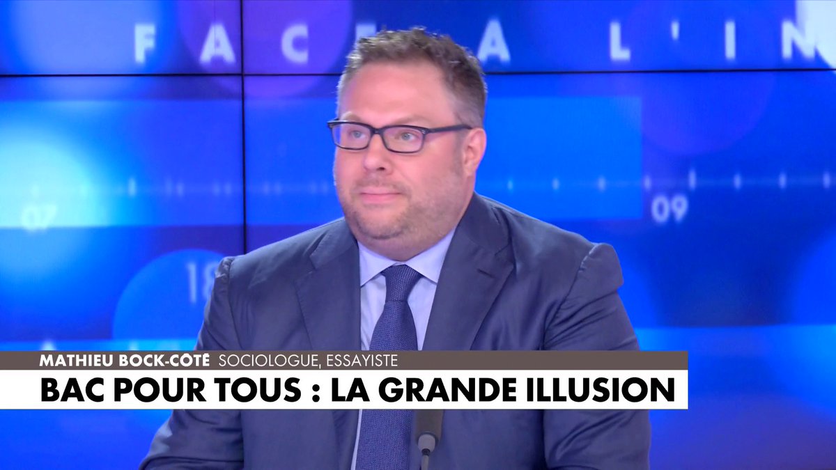 «Bac pour tous : la grande illusion» : l'édito de Mathieu Bock-Côté dans #Facealinfo