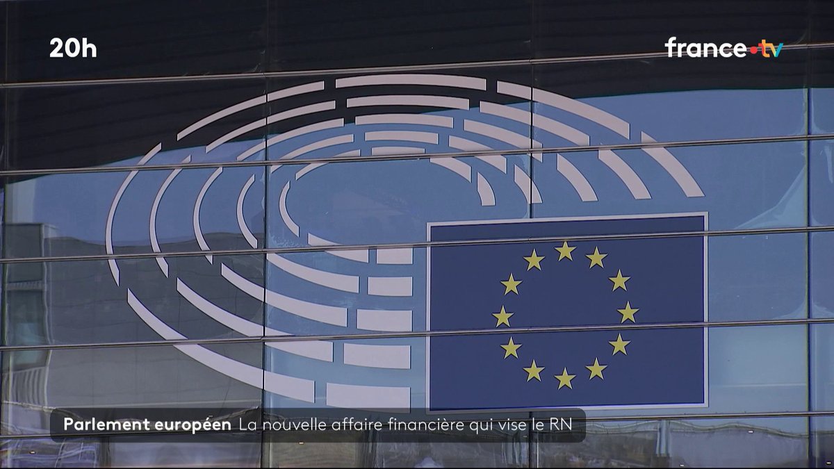 🇪🇺💸 Le RN de nouveau épinglé dans une affaire de détournements financiers au Parlement européen. Le groupe "Identité et démocratie", dont il faisait partie, aurait utilisé illégalement 4,3 millions d’euros de crédits de fonctionnement. #JT20h