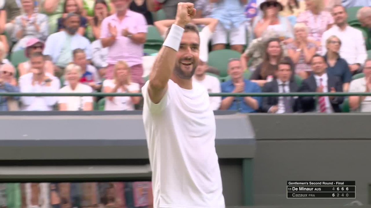 DOWN GOES ANOTHER TOP-5 SEED‼️ Marin Cilic defeats fourth-seeded Jack Draper 💪