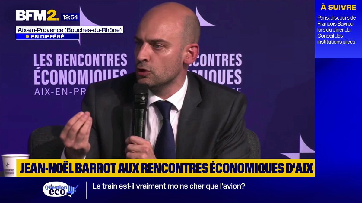 💬 "C'est une question de crédibilité" Jean-Noël Barrot, ministre de l'Europe et des Affaires étrangères, réaffirme la puissance de l'Europe dans les négociations commerciales #BFM2
