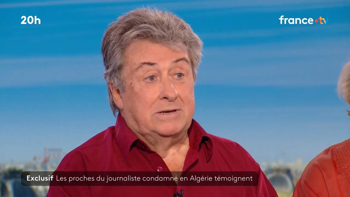 🔴🗣️ La famille de Christophe Gleizes, journaliste français condamné en Algérie, passe un appel à Zinédine Zidane et au monde du sport pour sa libération : "C'est un combat pour la liberté de la presse et le monde du football." #JT20h