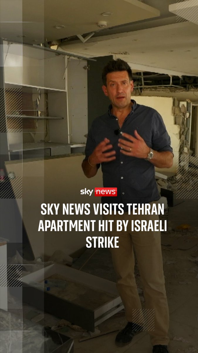 International affairs editor Dominic Waghorn is in the Iranian capital where he saw extensive damage caused by an Israeli strike on an apartment building.