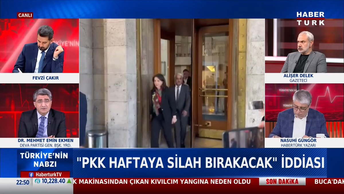 📌"PKK haftaya silah bırakacak" iddiası DEVA Partisi Genel Başkan Yardımcısı Dr. Mehmet Emin Ekmen #TürkiyeninNabzı'nda değerlendirdi.
