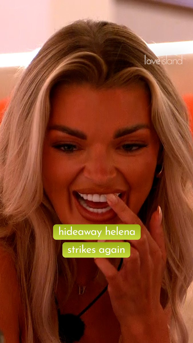 She’s not called Hideaway Helena for nothing 👀 #LoveIsland