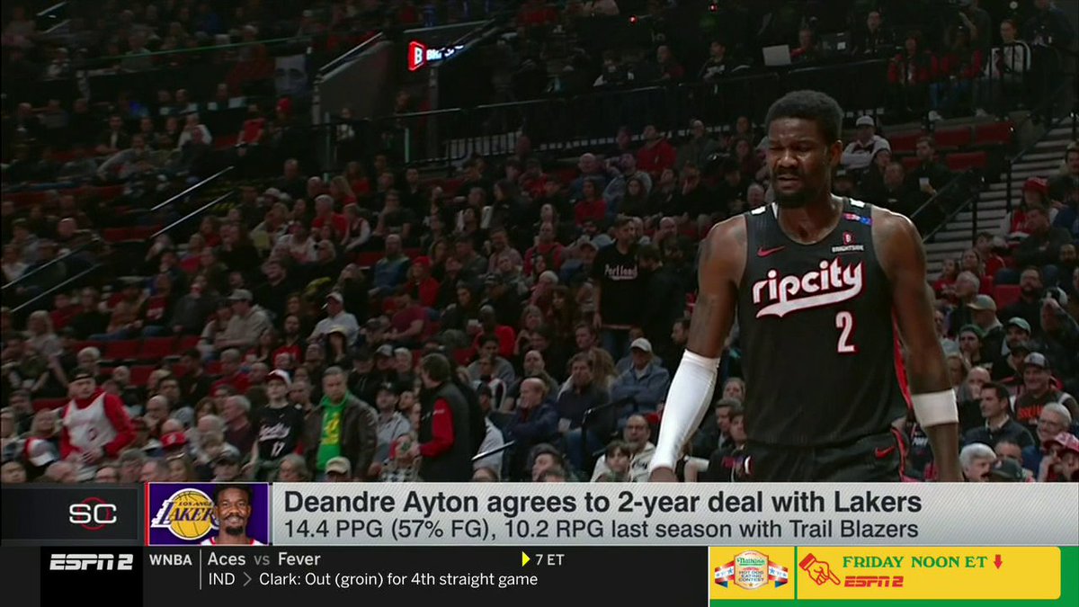 "If you're a Lakers fan stop listening to me .... because I don't have much more good to say about what Deandre Ayton is going to do in terms of raising the level of this Lakers team." David Dennis Jr. is unsure whether Ayton joining the Lakers will move the needle 🤔