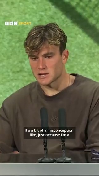 Jack Draper speaks about the "misconception" around him 🗣 #Wimbledon