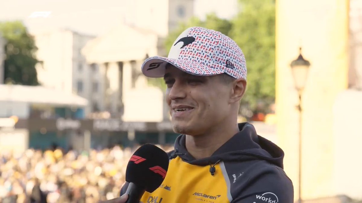 🗣️ "It's My Biggest Opportunity" Catch up with Lando Norris at McLaren's London takeover on his upcoming home race, the championship fight and more! #F1 #BritishGP