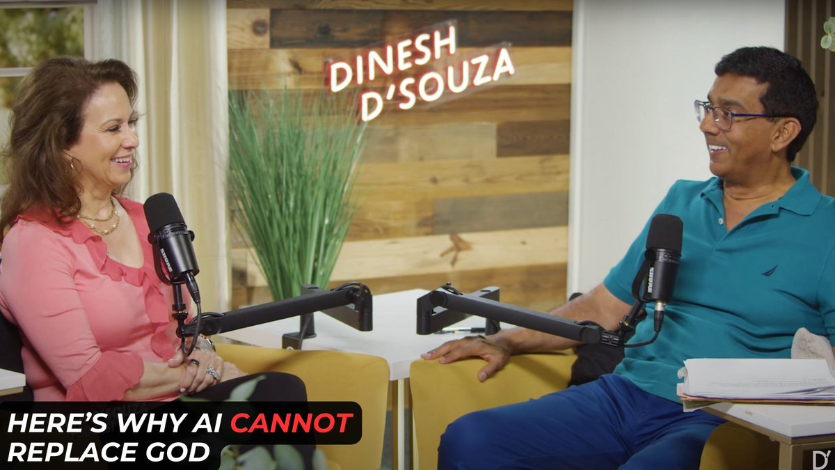 .@debber66 and I discuss the peculiar phenomenon of some people treating AI as some sort of god.
