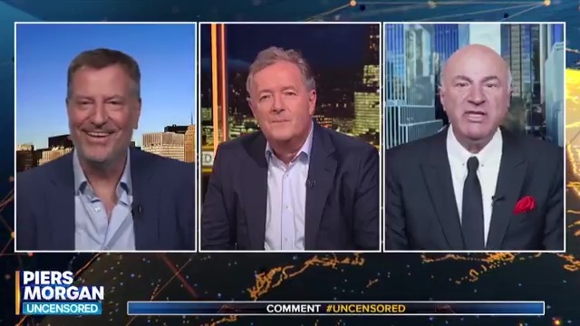 Kevin O'Leary predicts "a slow decay of economic wealth" for New York. Watch more 👇 📺 Piers Morgan | Kevin O'Leary aka Mr. Wonderful | Bill de Blasio