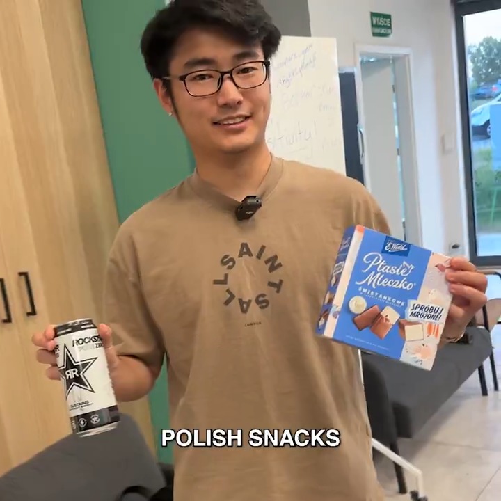 The guys wanted to try Polish snacks