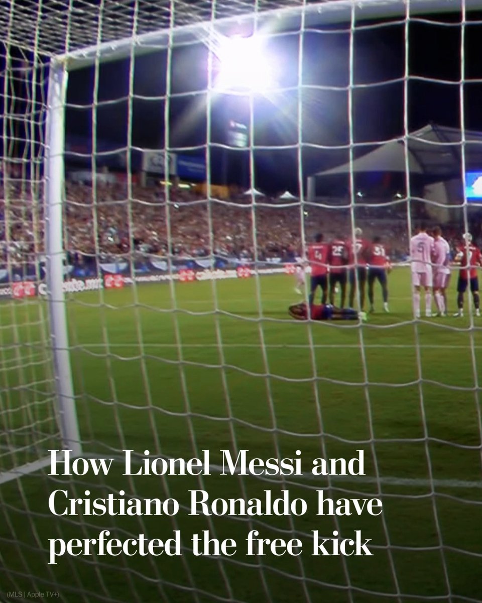 Cristiano Ronaldo and Lionel Messi — two of soccer’s biggest stars — have different approaches to one of the game’s most tense moments: The free kick. Here’s a closer look at how they’ve mastered the moment.