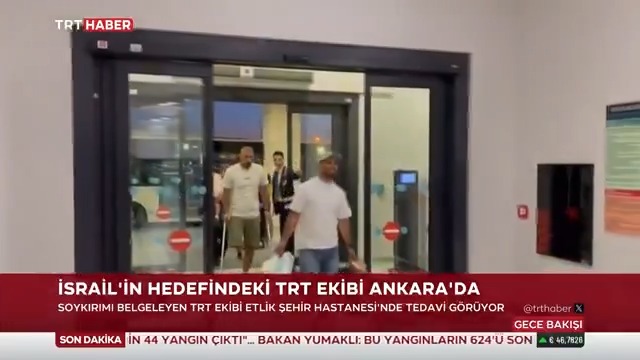 İsrail'in Gazze'deki soykırımını canları pahasına dünyaya aktaran TRT ekibi, 7 Ekim 2023’ten bu yana defalarca hedef alındı... Aylardır Gazze'de ölümün gölgesinde görev yapan TRT ekibi Türkiye’ye döndü. Yurda getirilen gazeteciler, Etlik Şehir Hastanesi’nde tedavi altına alındı.