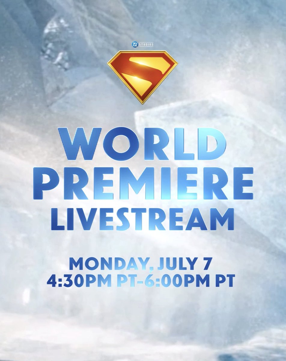 The summer of Superman live from Los Angeles.💙❤️ Join the livestream on Amazon Live, Instagram, TikTok, X, YouTube, and Twitch on July 7 at 4:30pm PST. Get tickets for #Superman now - only in theaters July 11.