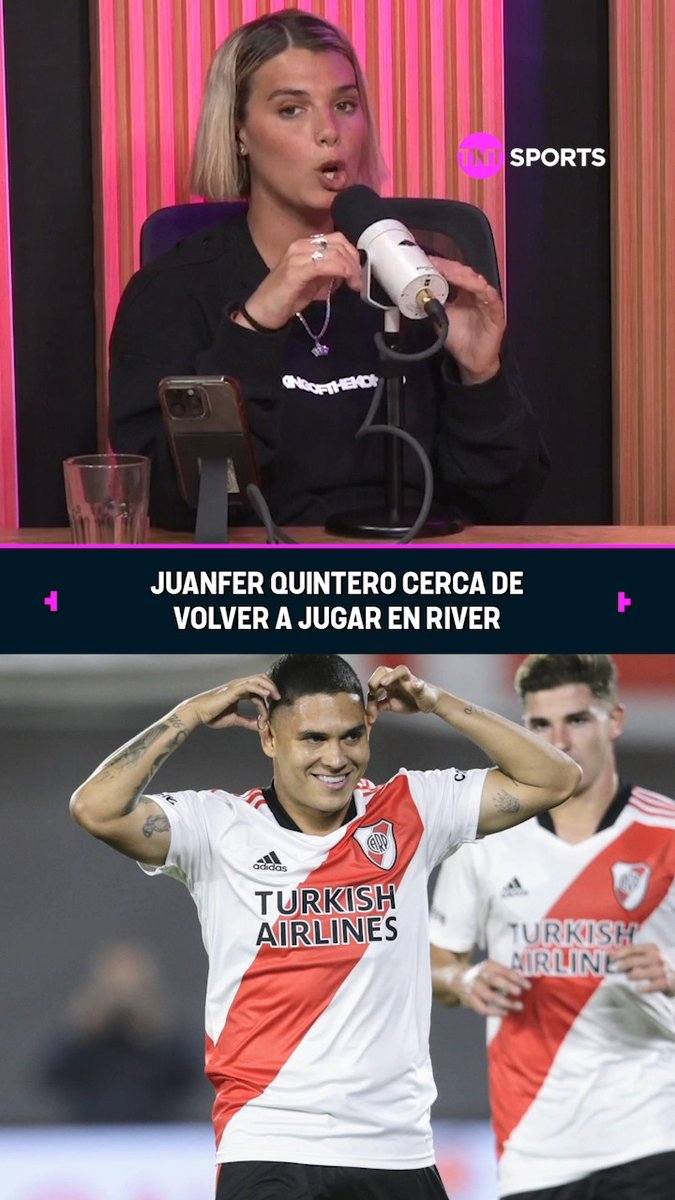 TIC, TAC ⏳⚪️🔴 SARITA informó que hay muchas chances para que Juanfer Quintero tenga un nuevo ciclo en River. #NoEsParaTanto